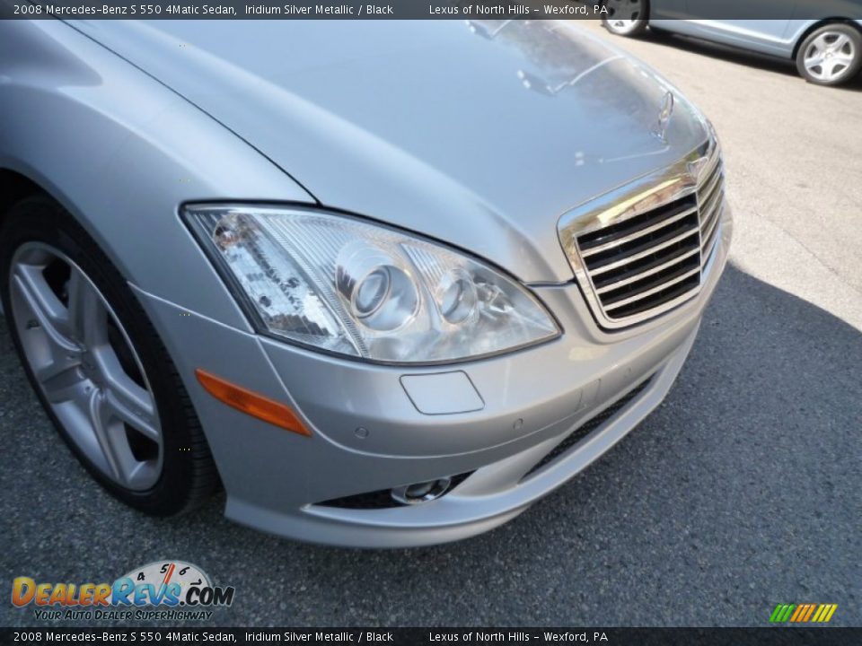 2008 Mercedes-Benz S 550 4Matic Sedan Iridium Silver Metallic / Black Photo #22