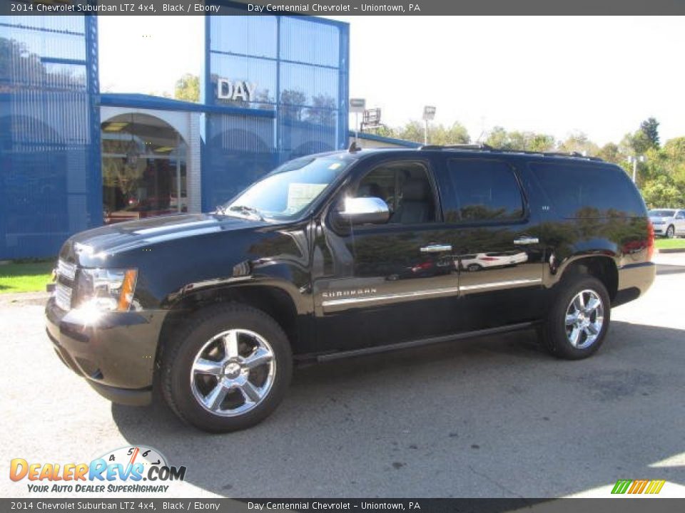 2014 Chevrolet Suburban LTZ 4x4 Black / Ebony Photo #1