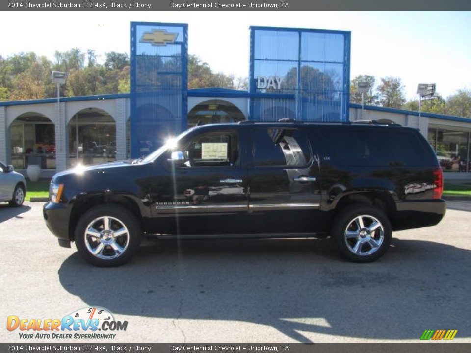 2014 Chevrolet Suburban LTZ 4x4 Black / Ebony Photo #2