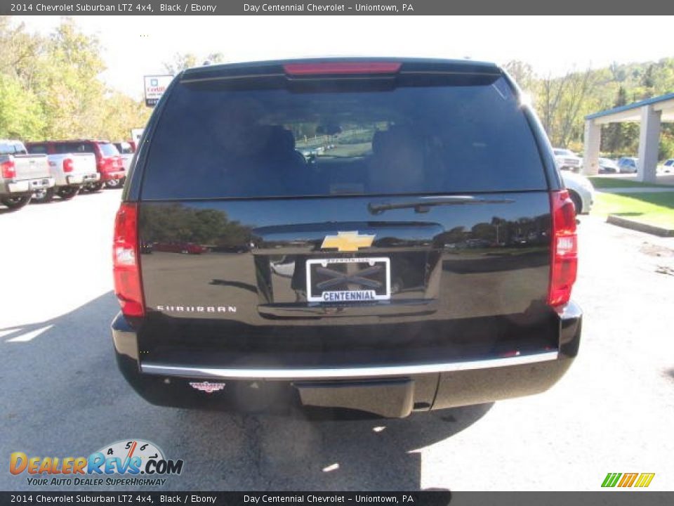 2014 Chevrolet Suburban LTZ 4x4 Black / Ebony Photo #5