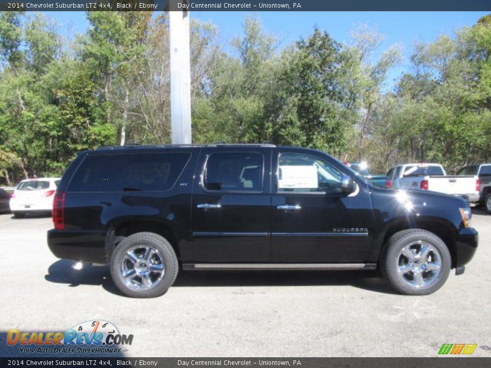 2014 Chevrolet Suburban LTZ 4x4 Black / Ebony Photo #7