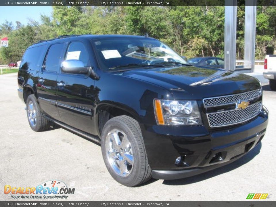 2014 Chevrolet Suburban LTZ 4x4 Black / Ebony Photo #8