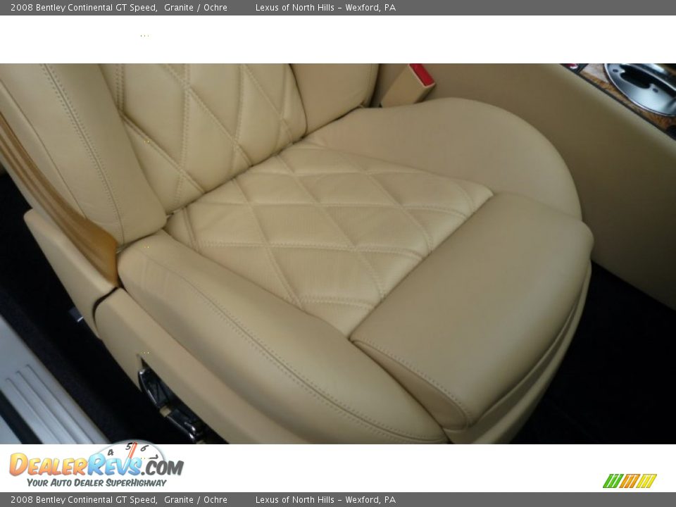 Front Seat of 2008 Bentley Continental GT Speed Photo #5