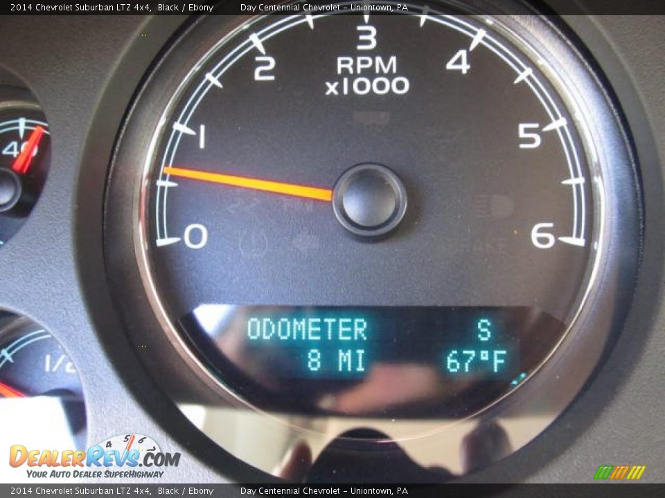 2014 Chevrolet Suburban LTZ 4x4 Black / Ebony Photo #20