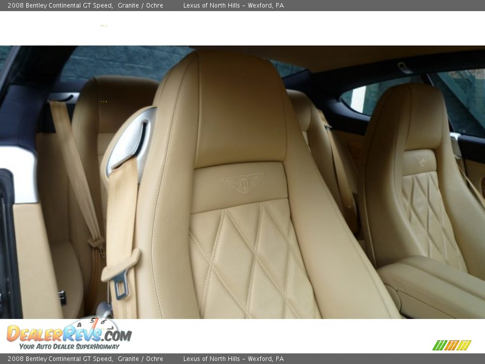 Front Seat of 2008 Bentley Continental GT Speed Photo #22