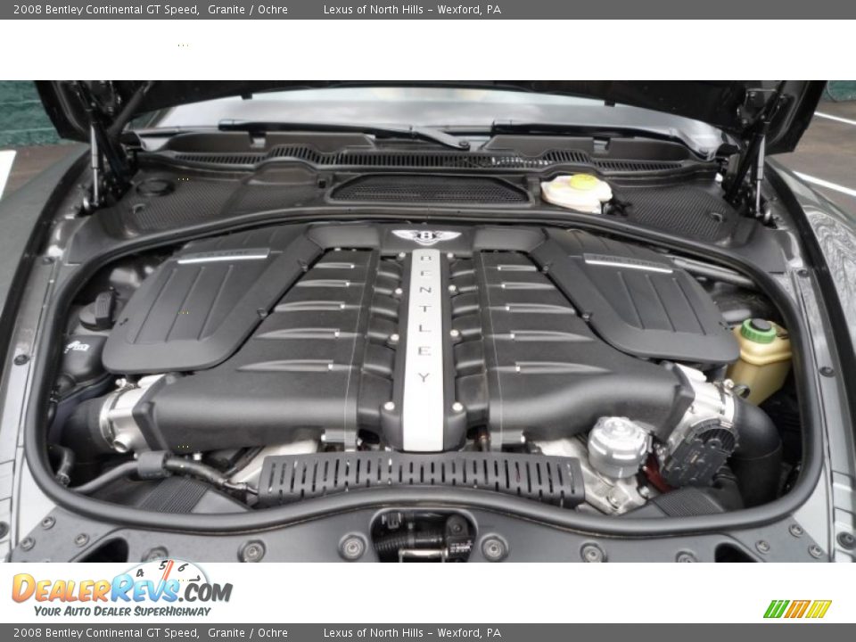 2008 Bentley Continental GT Speed 6.0L Twin-Turbocharged DOHC 48V VVT W12 Engine Photo #24