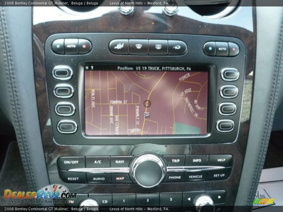 Navigation of 2008 Bentley Continental GT Mulliner Photo #5