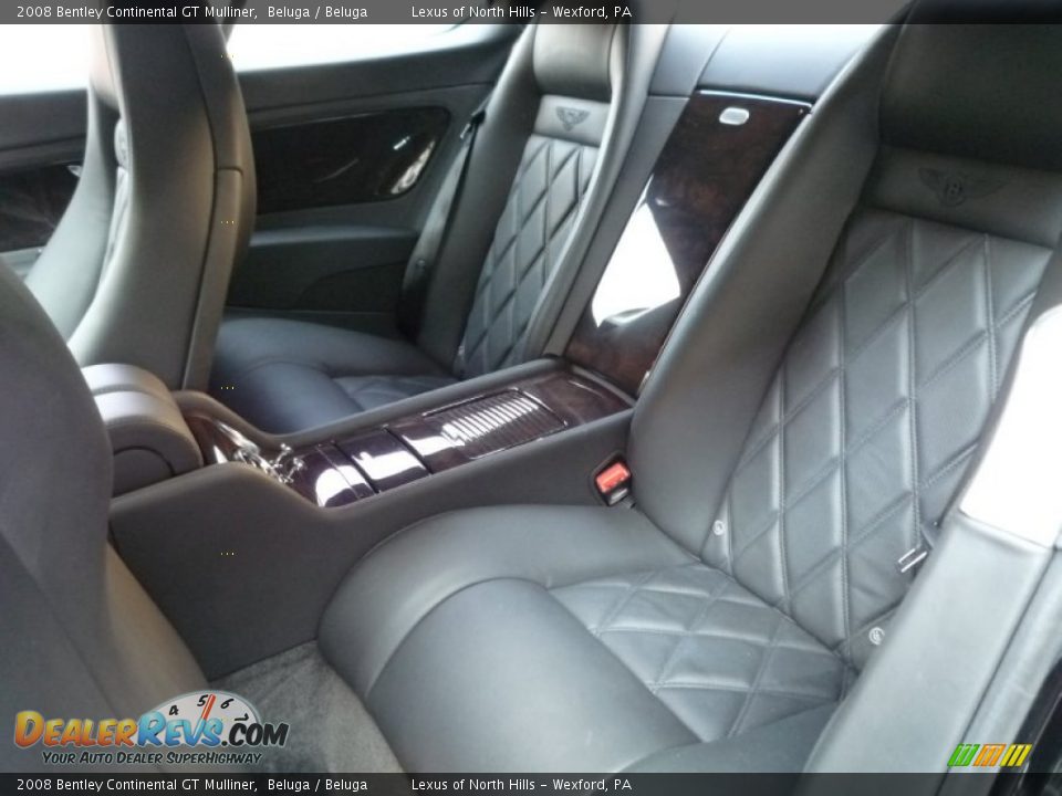 Rear Seat of 2008 Bentley Continental GT Mulliner Photo #14