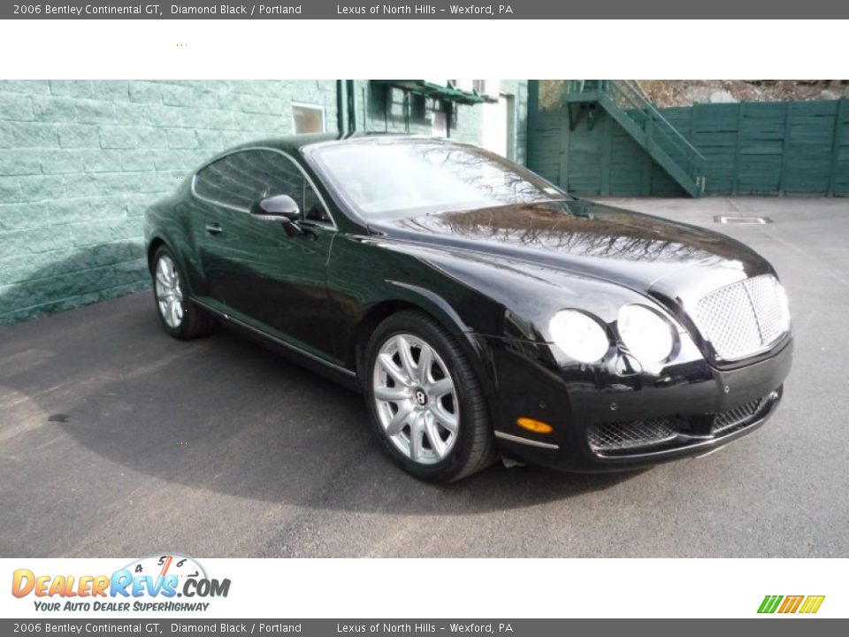 2006 Bentley Continental GT Diamond Black / Portland Photo #1