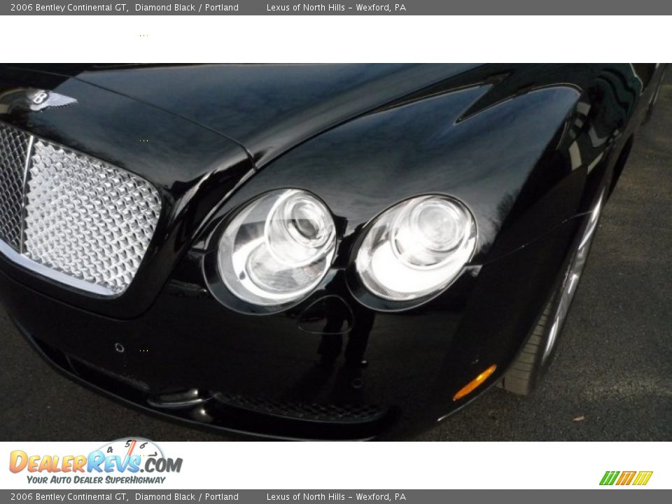 2006 Bentley Continental GT Diamond Black / Portland Photo #16