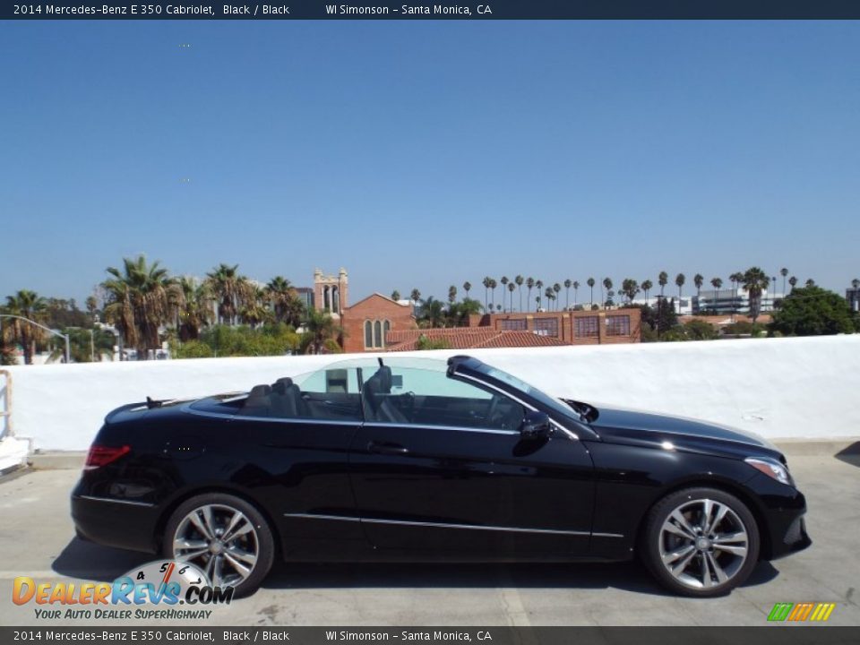 2014 Mercedes-Benz E 350 Cabriolet Black / Black Photo #3