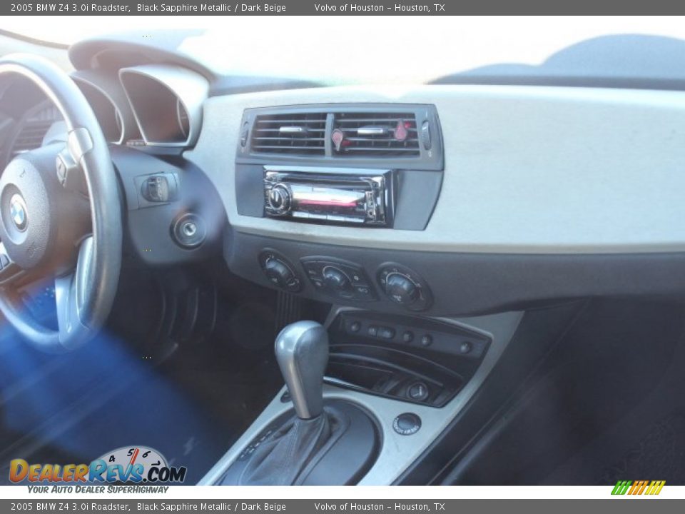 2005 BMW Z4 3.0i Roadster Black Sapphire Metallic / Dark Beige Photo #11