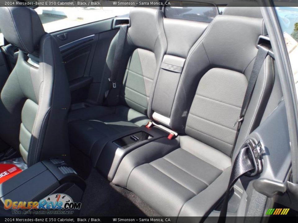 2014 Mercedes-Benz E 350 Cabriolet Black / Black Photo #6