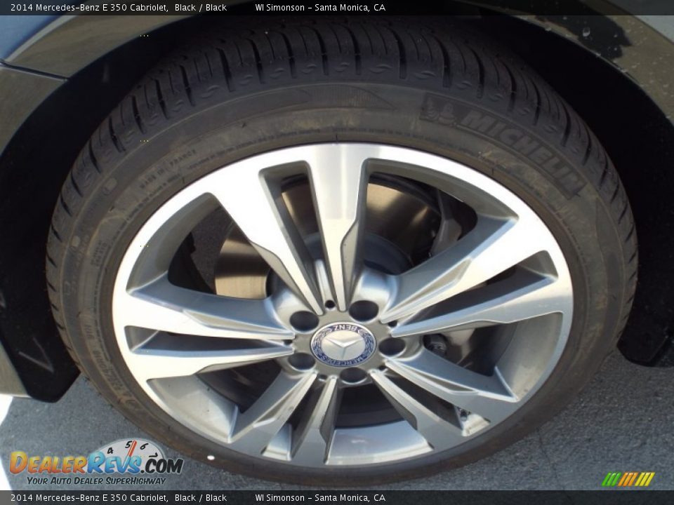 2014 Mercedes-Benz E 350 Cabriolet Black / Black Photo #10