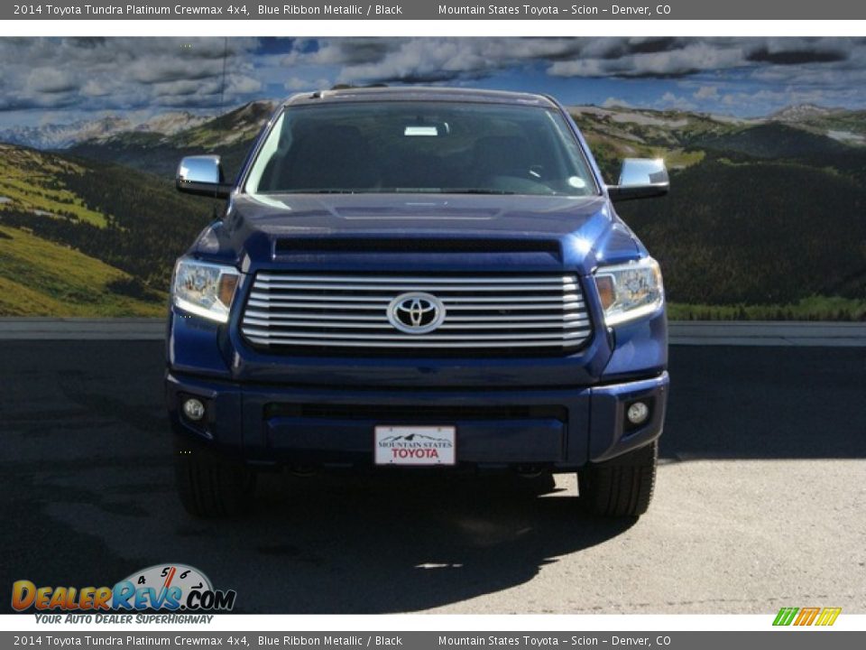 2014 Toyota Tundra Platinum Crewmax 4x4 Blue Ribbon Metallic / Black Photo #2