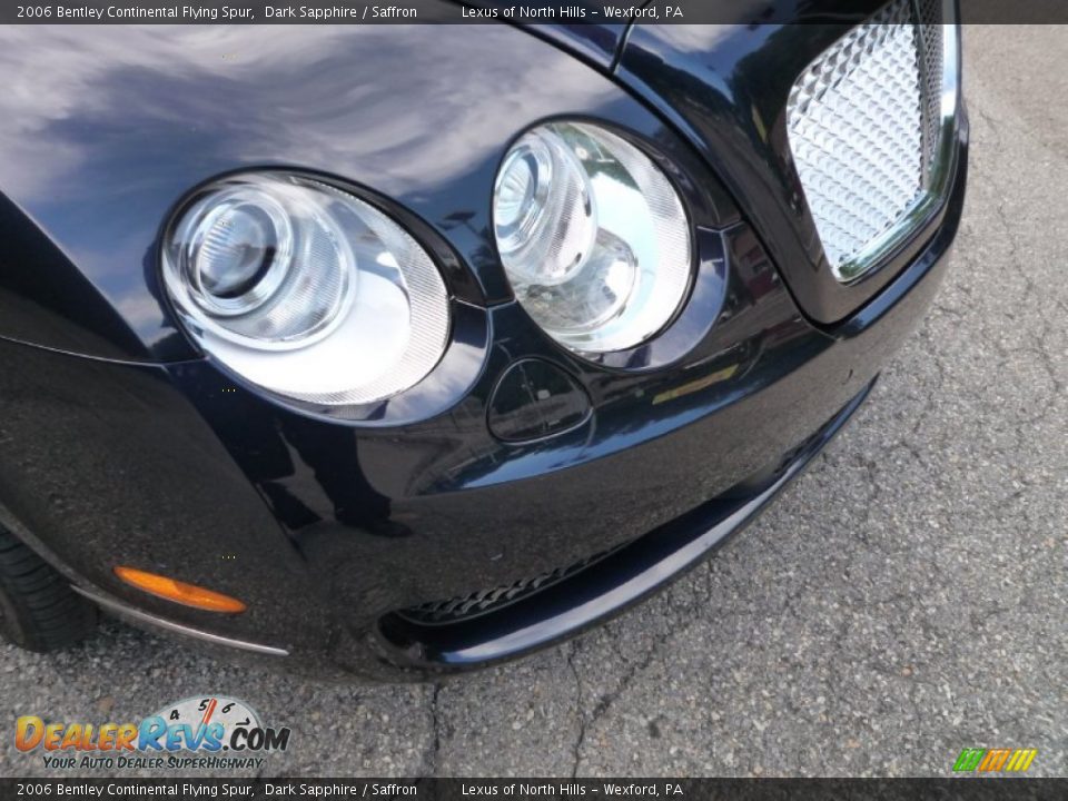 2006 Bentley Continental Flying Spur Dark Sapphire / Saffron Photo #20