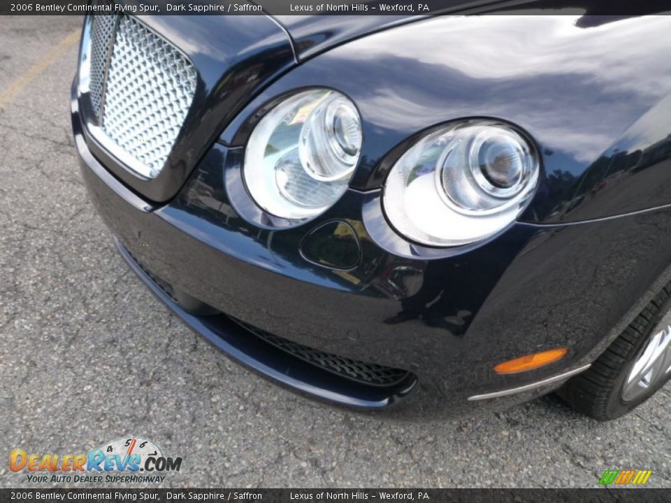 2006 Bentley Continental Flying Spur Dark Sapphire / Saffron Photo #22