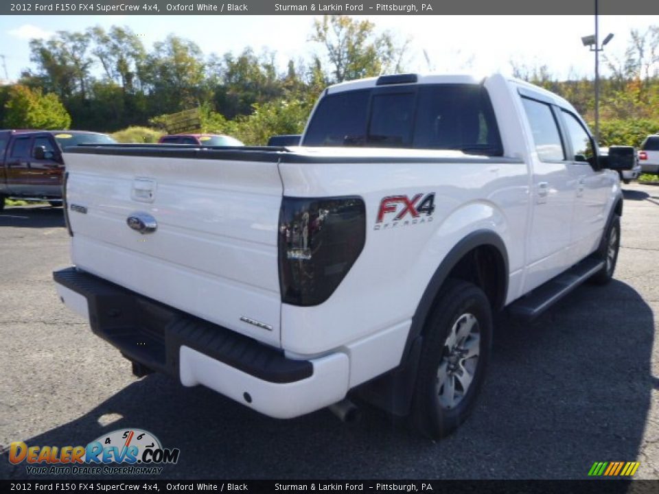 2012 Ford F150 FX4 SuperCrew 4x4 Oxford White / Black Photo #2