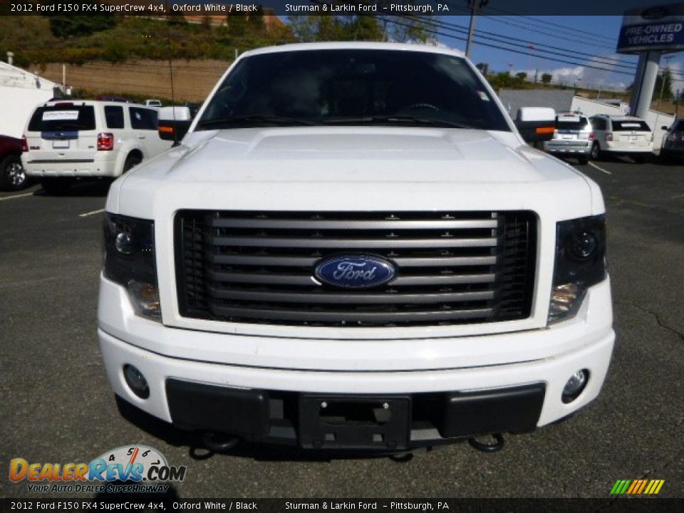 2012 Ford F150 FX4 SuperCrew 4x4 Oxford White / Black Photo #6