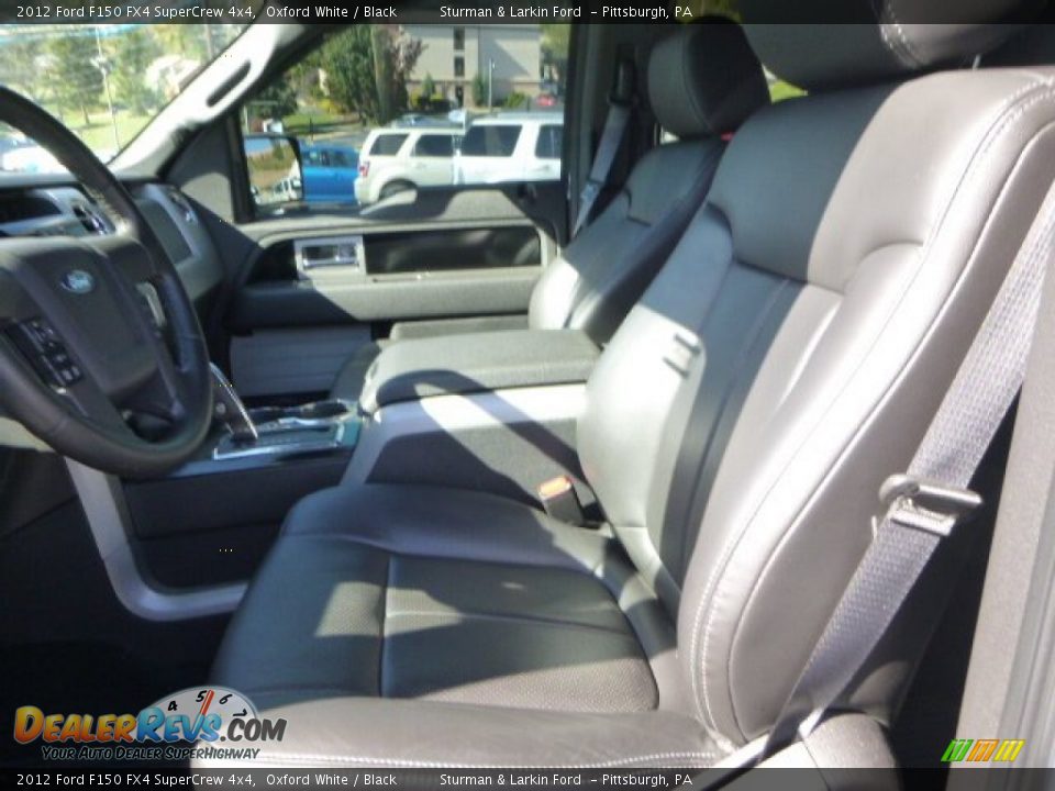 2012 Ford F150 FX4 SuperCrew 4x4 Oxford White / Black Photo #8