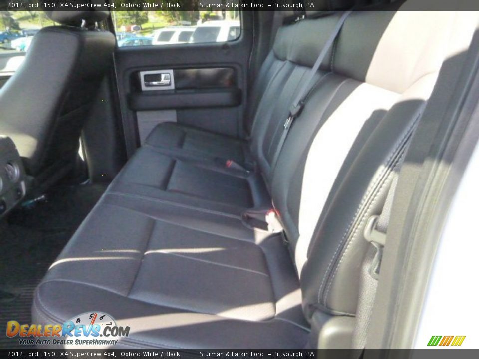 2012 Ford F150 FX4 SuperCrew 4x4 Oxford White / Black Photo #9