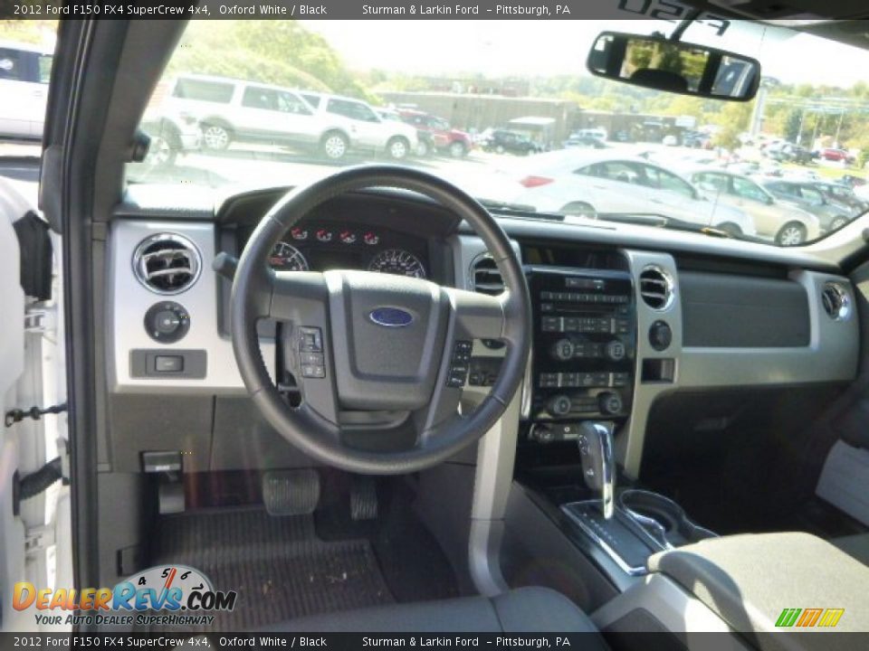 2012 Ford F150 FX4 SuperCrew 4x4 Oxford White / Black Photo #10