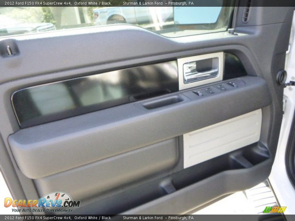 2012 Ford F150 FX4 SuperCrew 4x4 Oxford White / Black Photo #11