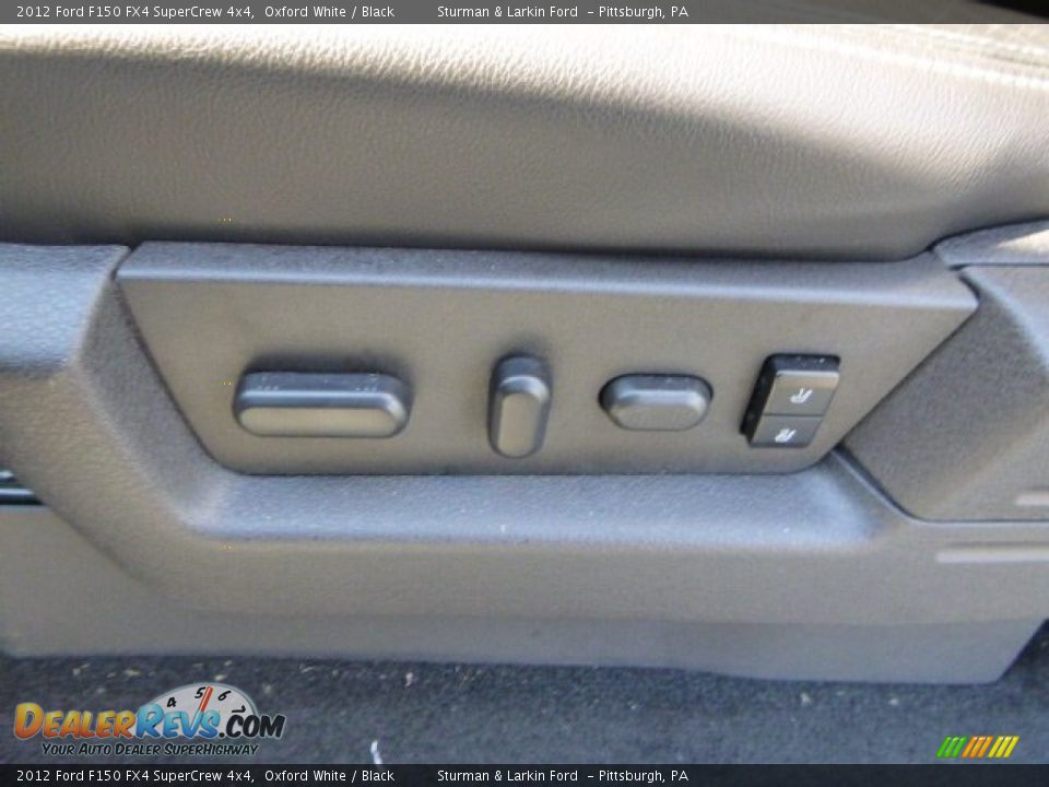2012 Ford F150 FX4 SuperCrew 4x4 Oxford White / Black Photo #12