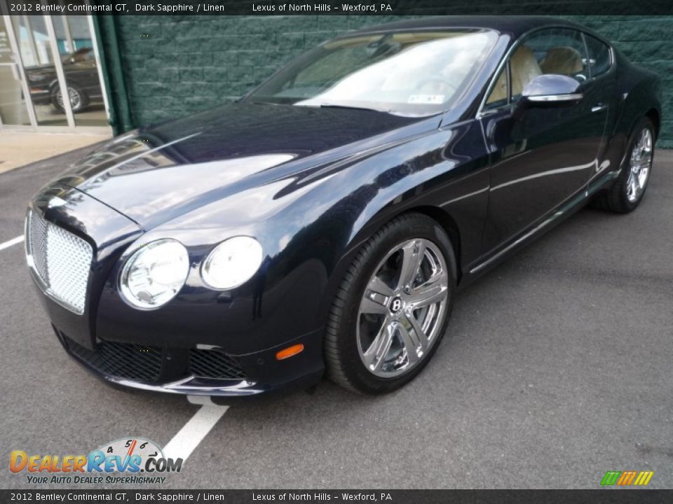 2012 Bentley Continental GT Dark Sapphire / Linen Photo #1