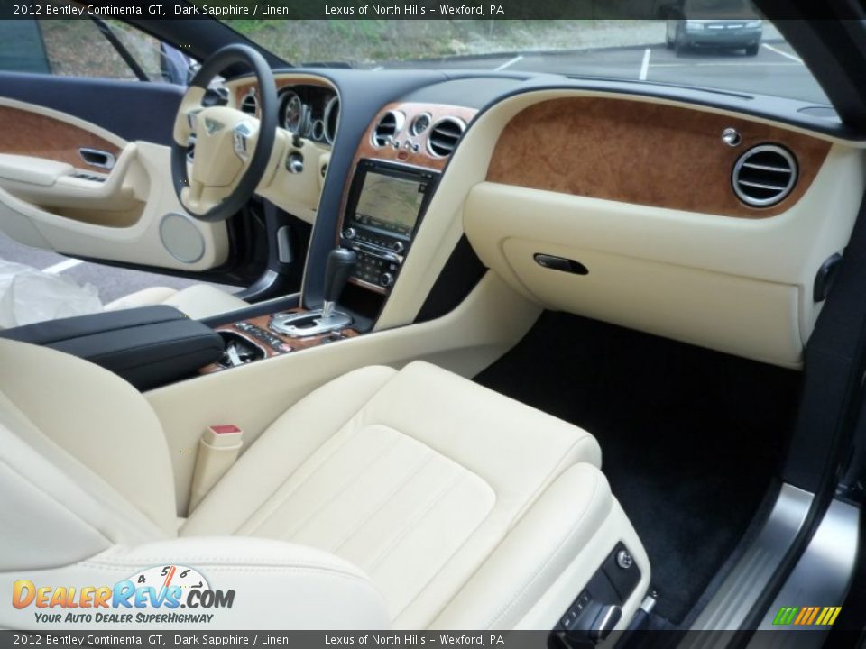 2012 Bentley Continental GT Dark Sapphire / Linen Photo #5