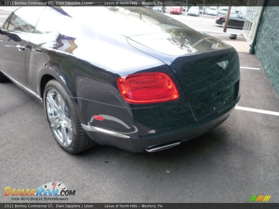 2012 Bentley Continental GT Dark Sapphire / Linen Photo #8
