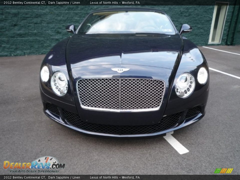 2012 Bentley Continental GT Dark Sapphire / Linen Photo #11