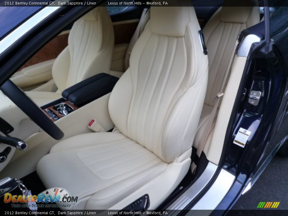 2012 Bentley Continental GT Dark Sapphire / Linen Photo #14