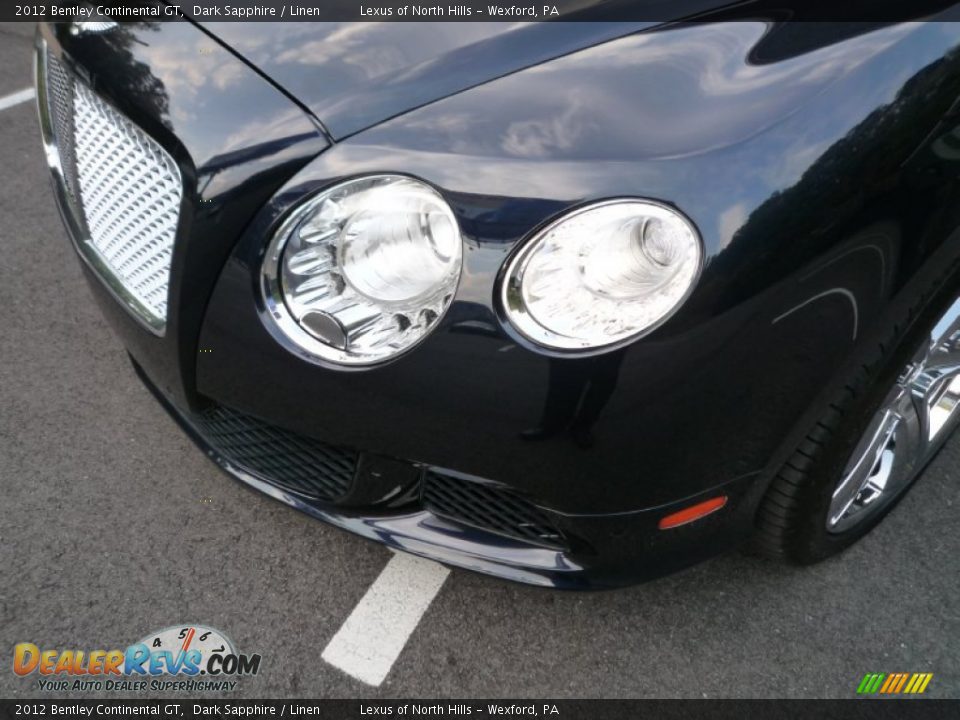 2012 Bentley Continental GT Dark Sapphire / Linen Photo #18