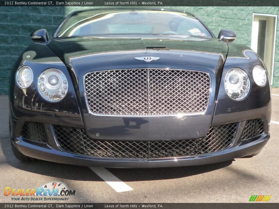 2012 Bentley Continental GT Dark Sapphire / Linen Photo #23