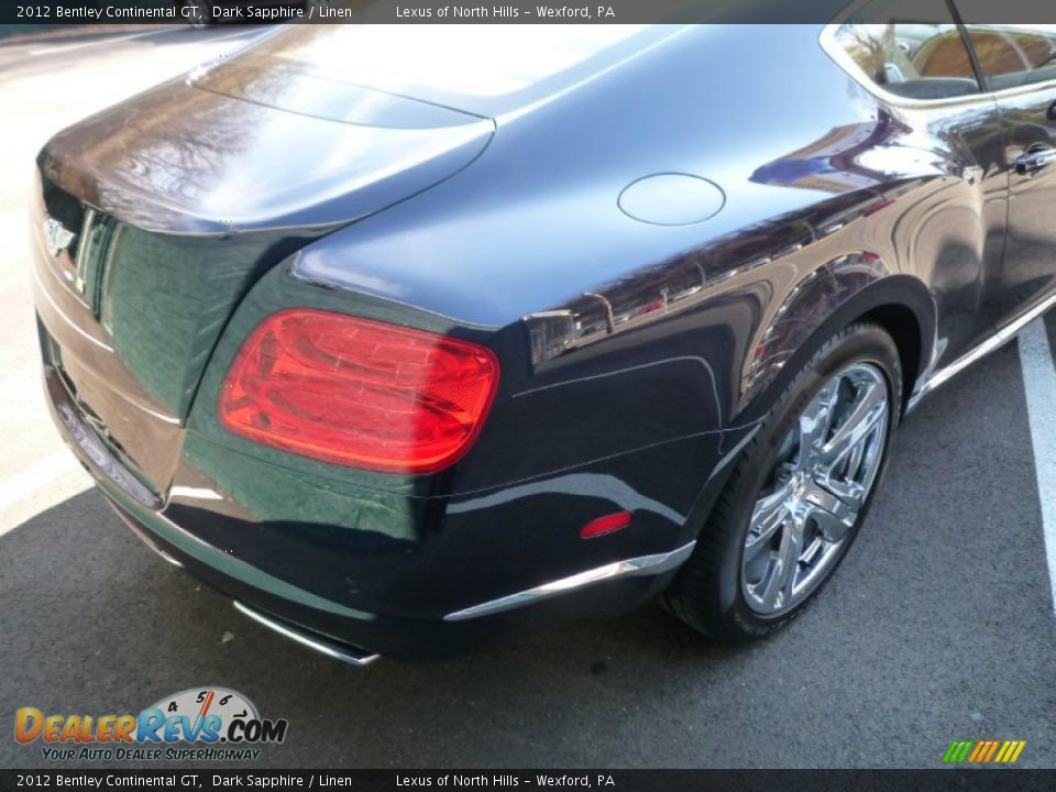 2012 Bentley Continental GT Dark Sapphire / Linen Photo #26