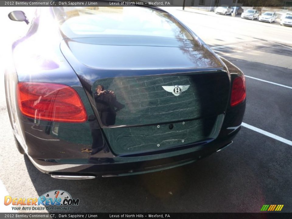 2012 Bentley Continental GT Dark Sapphire / Linen Photo #28