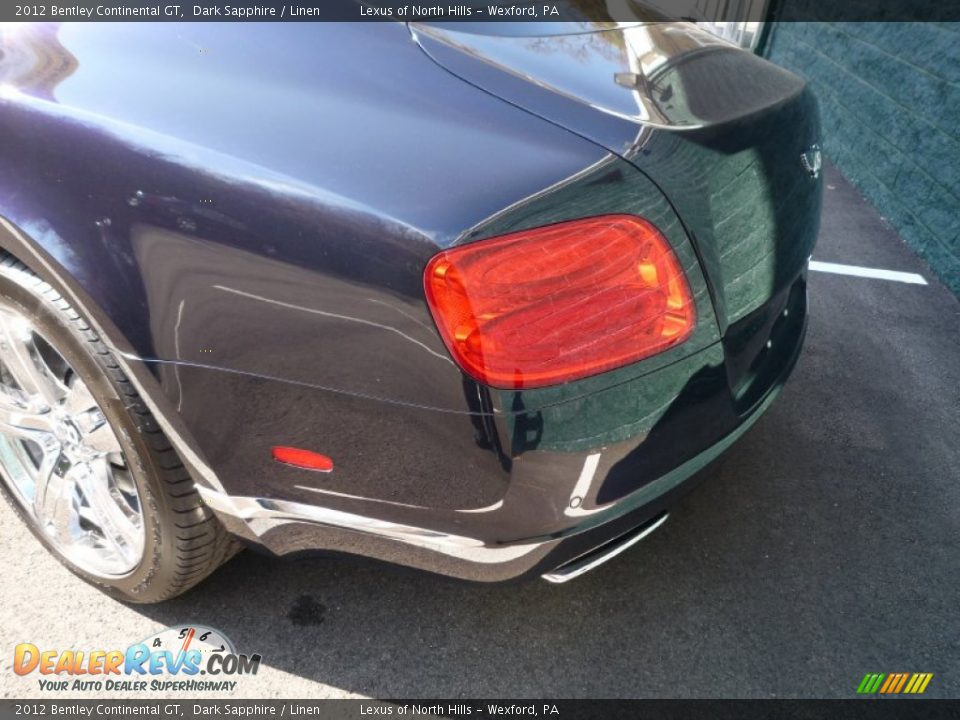 2012 Bentley Continental GT Dark Sapphire / Linen Photo #29