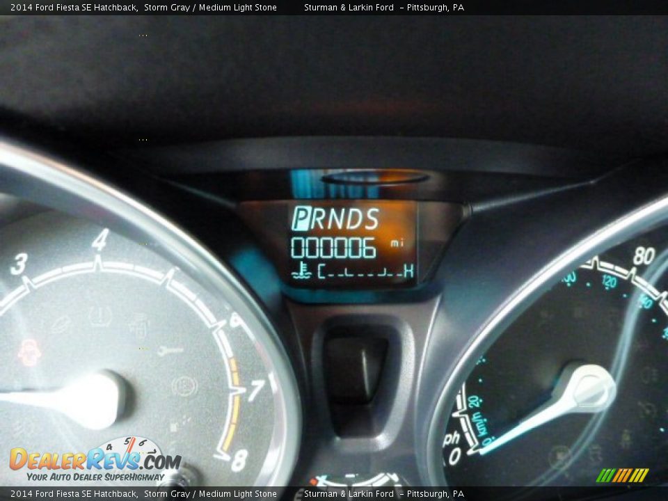 2014 Ford Fiesta SE Hatchback Storm Gray / Medium Light Stone Photo #15