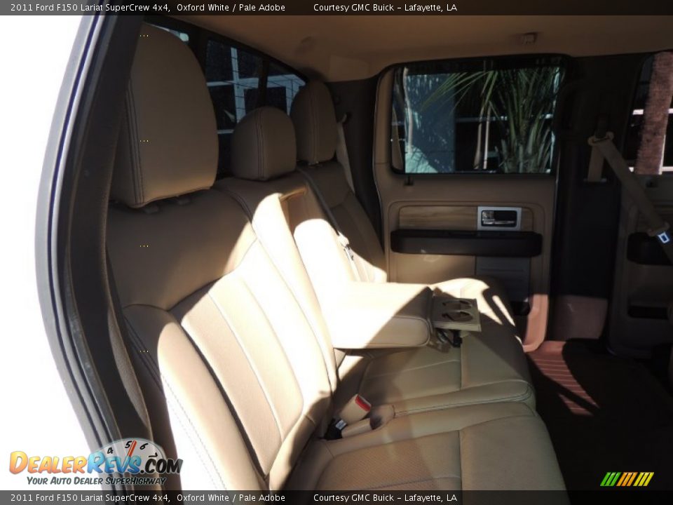 2011 Ford F150 Lariat SuperCrew 4x4 Oxford White / Pale Adobe Photo #9