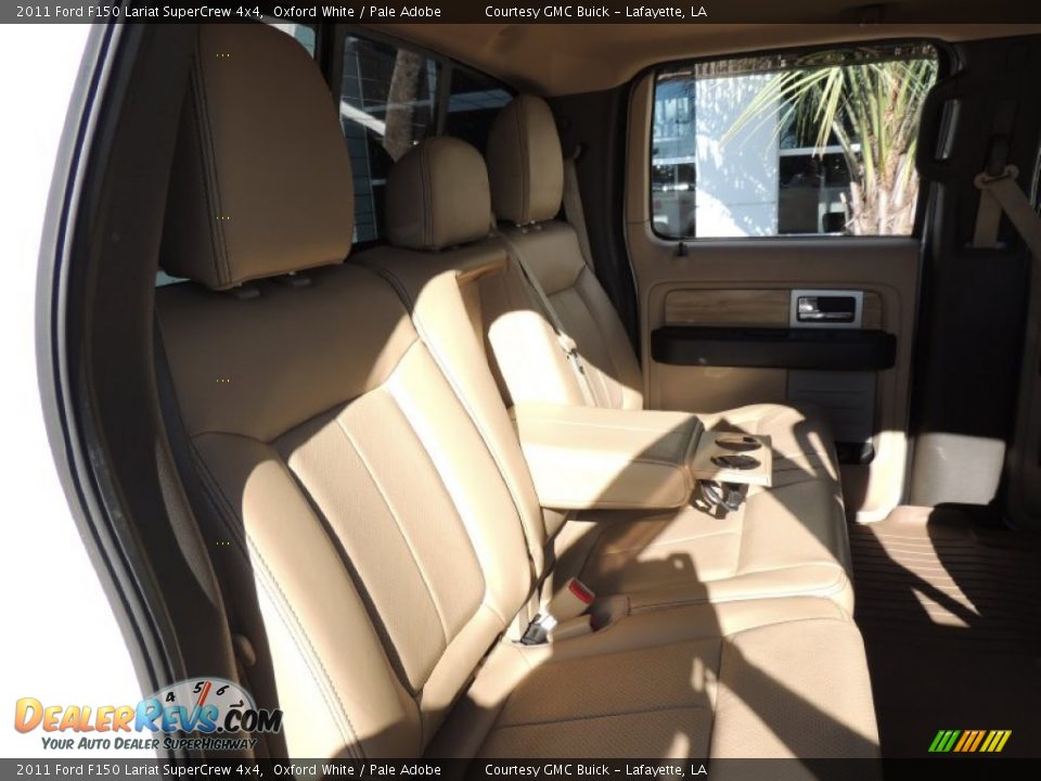 2011 Ford F150 Lariat SuperCrew 4x4 Oxford White / Pale Adobe Photo #10