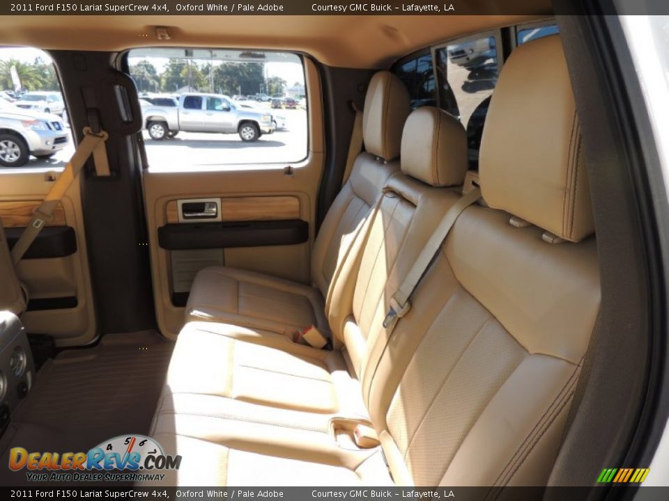 2011 Ford F150 Lariat SuperCrew 4x4 Oxford White / Pale Adobe Photo #12