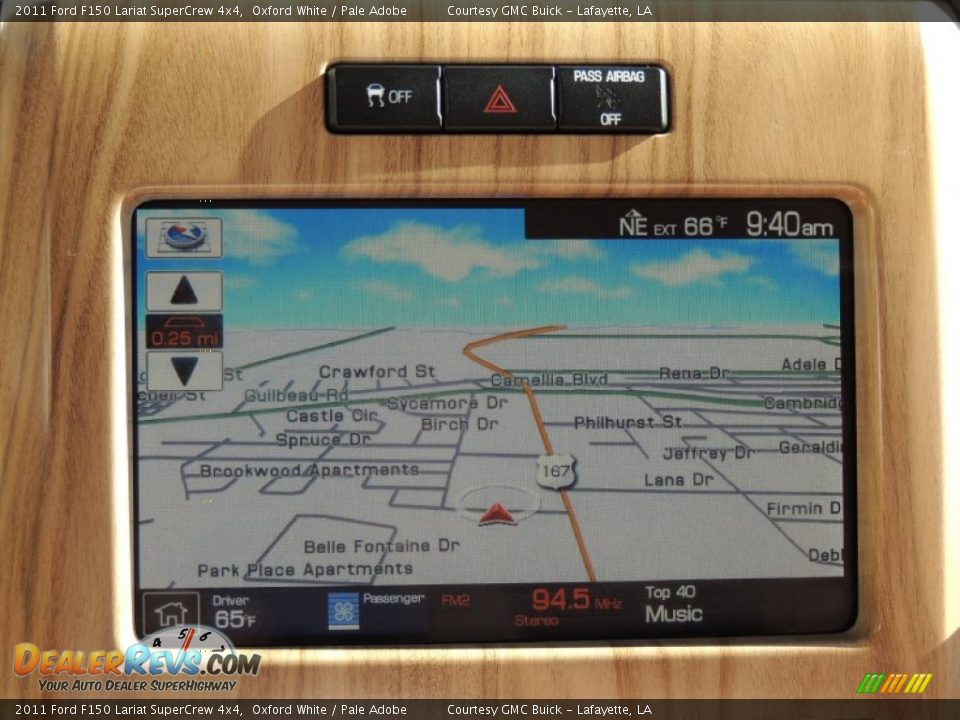 2011 Ford F150 Lariat SuperCrew 4x4 Oxford White / Pale Adobe Photo #21