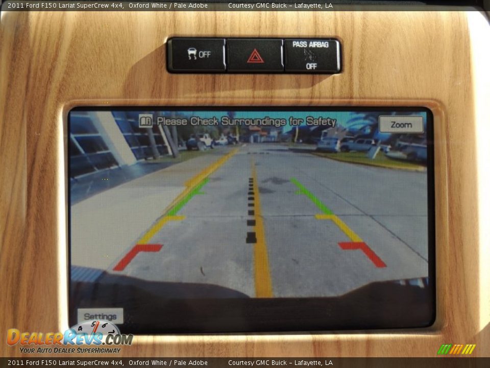 2011 Ford F150 Lariat SuperCrew 4x4 Oxford White / Pale Adobe Photo #22