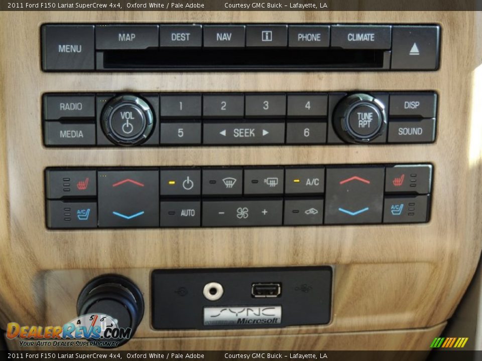 2011 Ford F150 Lariat SuperCrew 4x4 Oxford White / Pale Adobe Photo #23