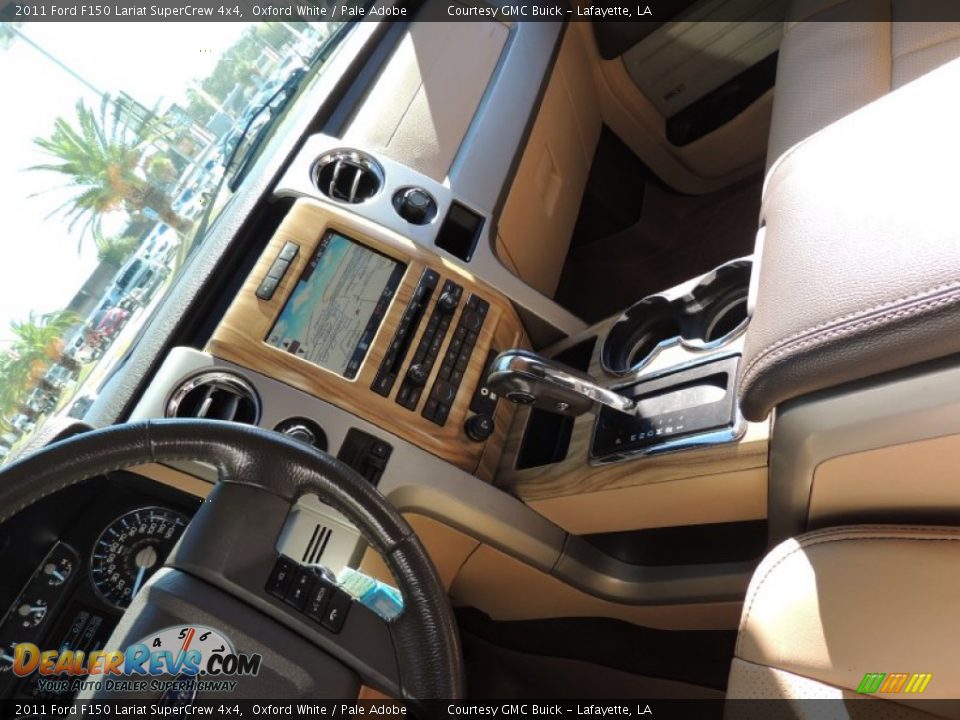 2011 Ford F150 Lariat SuperCrew 4x4 Oxford White / Pale Adobe Photo #24