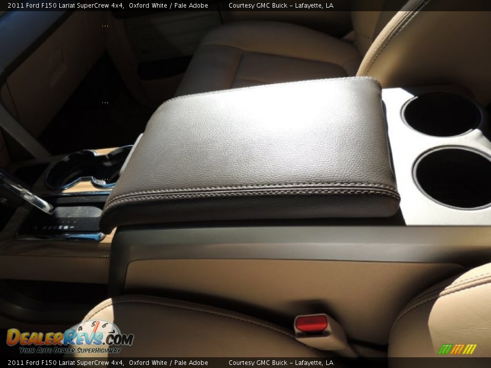 2011 Ford F150 Lariat SuperCrew 4x4 Oxford White / Pale Adobe Photo #25