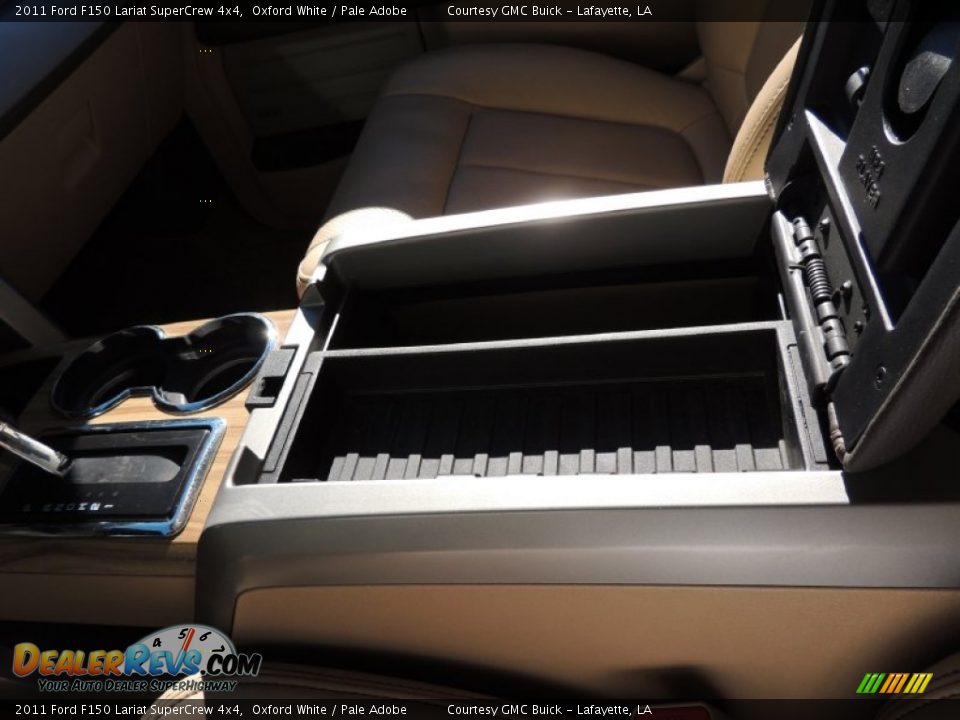 2011 Ford F150 Lariat SuperCrew 4x4 Oxford White / Pale Adobe Photo #26