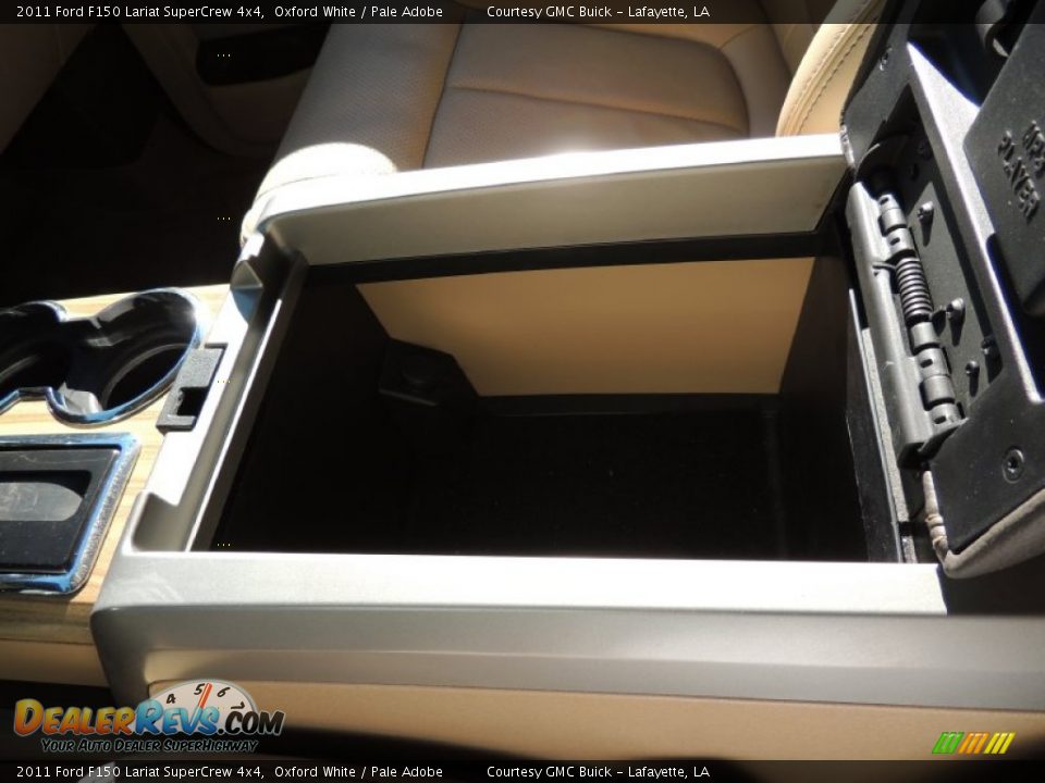 2011 Ford F150 Lariat SuperCrew 4x4 Oxford White / Pale Adobe Photo #27