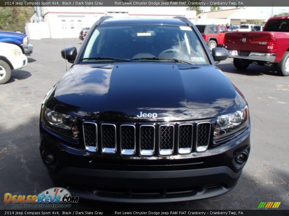 2014 Jeep Compass Sport 4x4 Black / Dark Slate Gray Photo #3